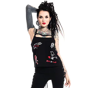 HEARTLESS ANTI LOVE Černá L